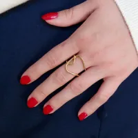 Bague doucle cercle