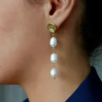 Bo longue et fine perles