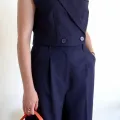 Ensemble bleu marine