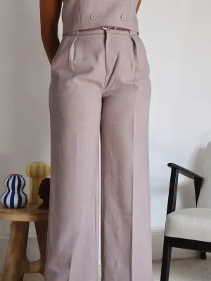 Ensemble rose pantalon