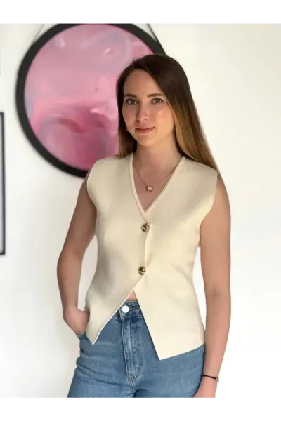 Gilet beige