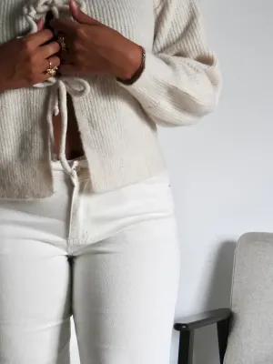 Jean blanc louise taille