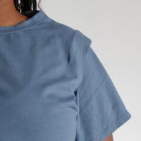 Mya tee shirt bleu avec epaulette