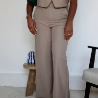 Pantalon ensemble tailleur jade