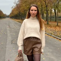 Pull beige face