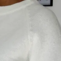 Pull blanc lucie de tail