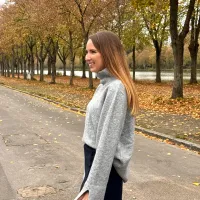 Pull ouverture gris profil