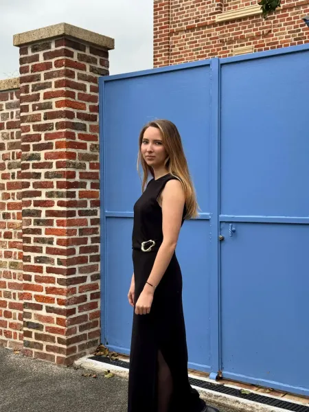 Robe longue noir