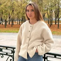 Veste mouton beige